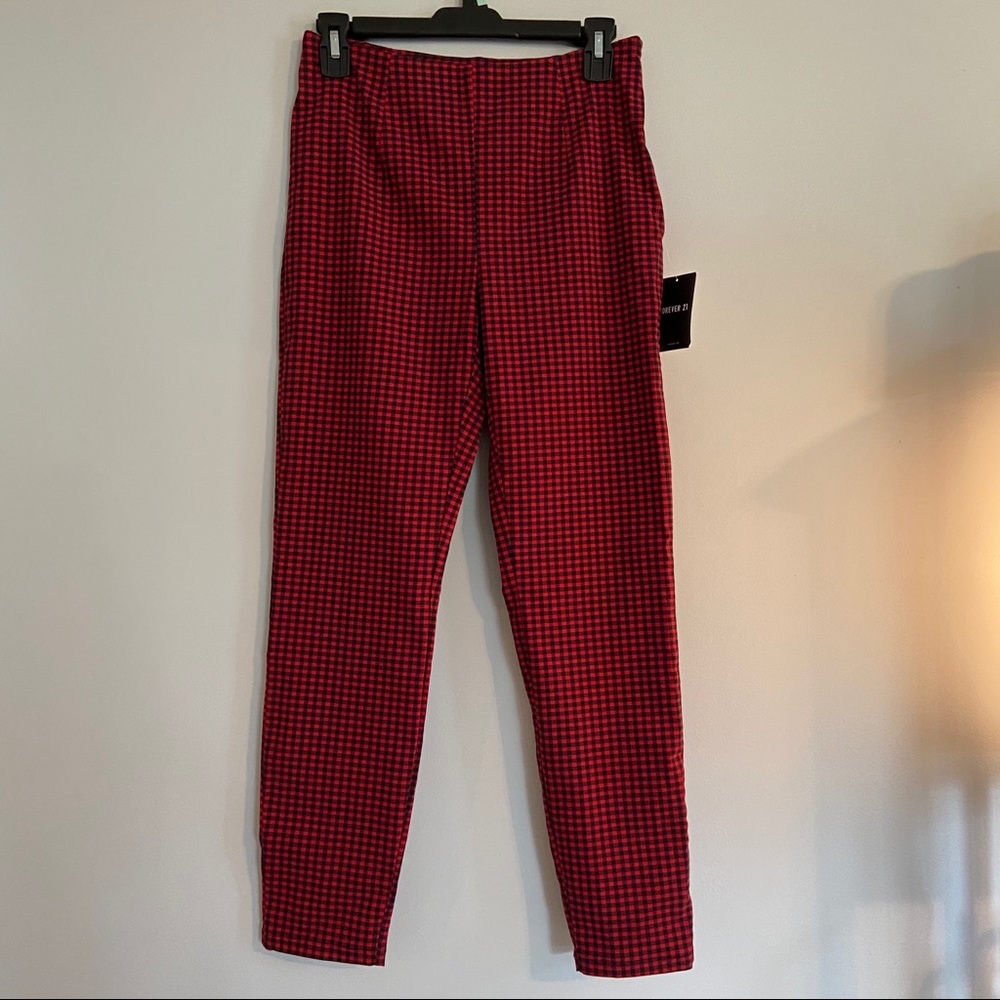 Forever 21 Red and Black Checkered Paints